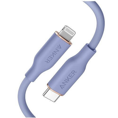 Anker PowerLine Soft USB-C to Lightning Cable  3ft